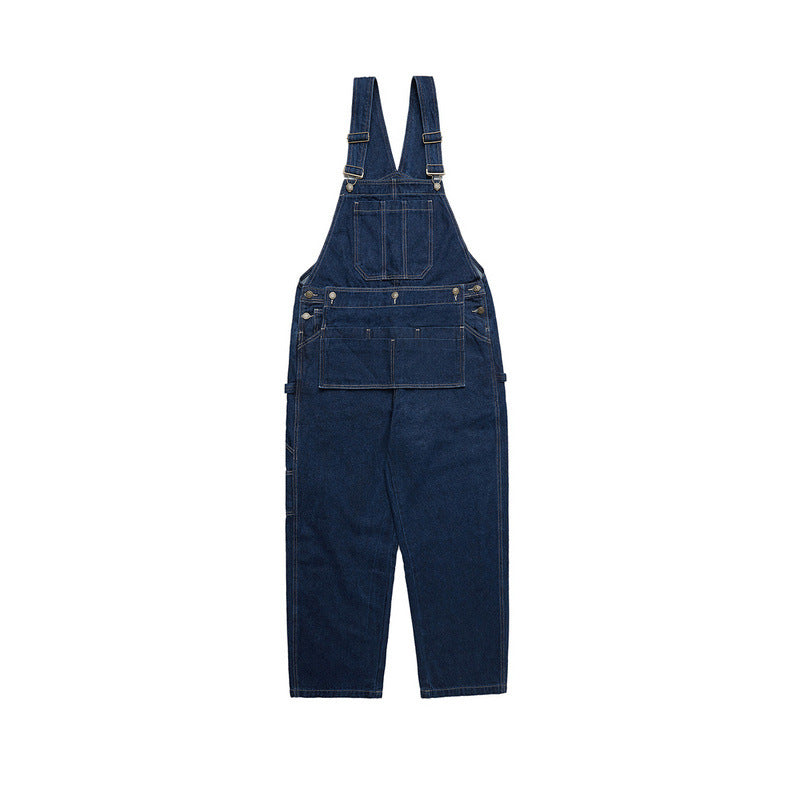 Cargo Pants Retro Loose Casual Suspender Pants
