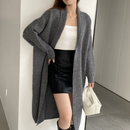 Women Cardigan Sweater Autumn Sweater Jacket Long-Sleeved Loose W2371