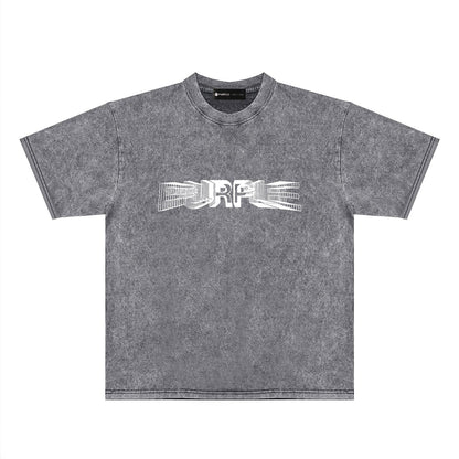 Purple Brand Distressed T Shirts Short Sleeve