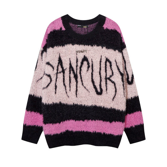Women Sweater Retro Soft Sweater Sweet Cool Style