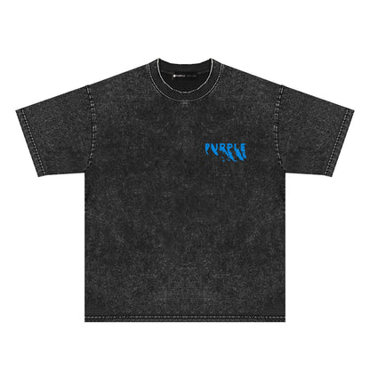 Purple Brand Distressed T Shirts Short Sleeve