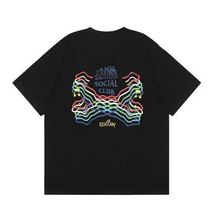 ANTI SOCIAL CLUB T-Shirt Print Casual