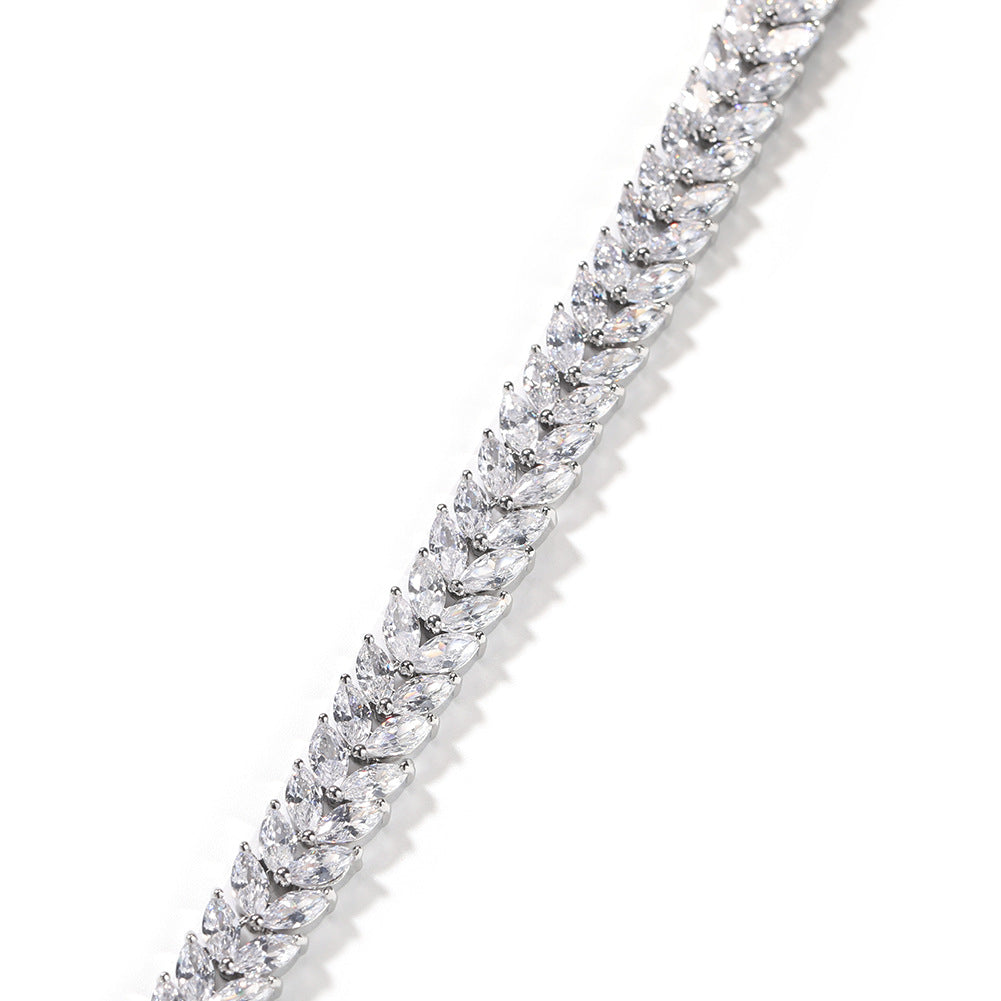 Bracelet Hip Hop Gummy Diamond Bracelet Fashion Metal Street St. Valentine's