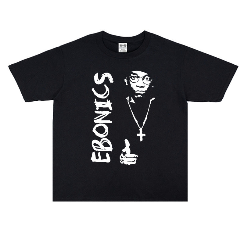 Rock Star T Shirt Lamont Coleman Son of Demons Big L Lamont Coleman Hip Hop Rap Washed Distressed T-shirt