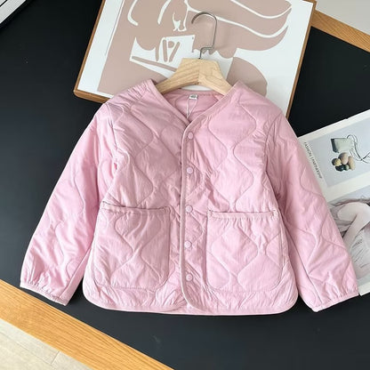 Women Cotton Coat Warm Rhombus Coat