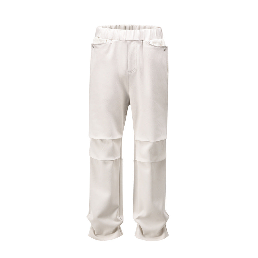 Men Sweatpants Casual Trousers Men Paratrooper Pants Baggy Straight Trousers