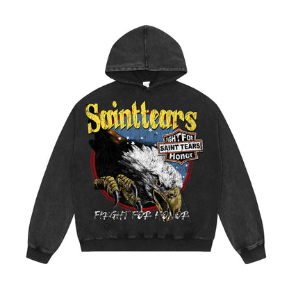 Unisex Hoodies Saint Michael Old Loose Sweater