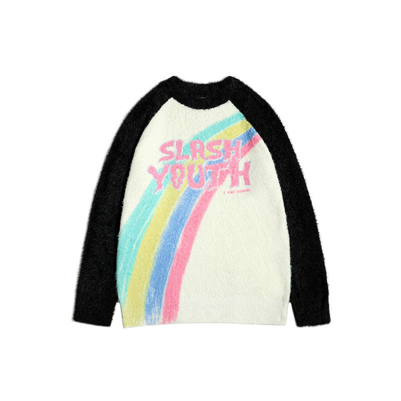 Women Sweater Soft Idle Style Coral Fleece Sweater