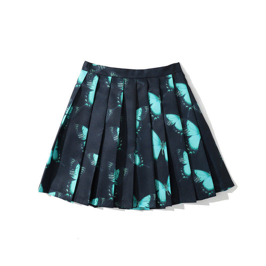 Men Shorts Summer Short Skirt Female Student Pleated Skirt