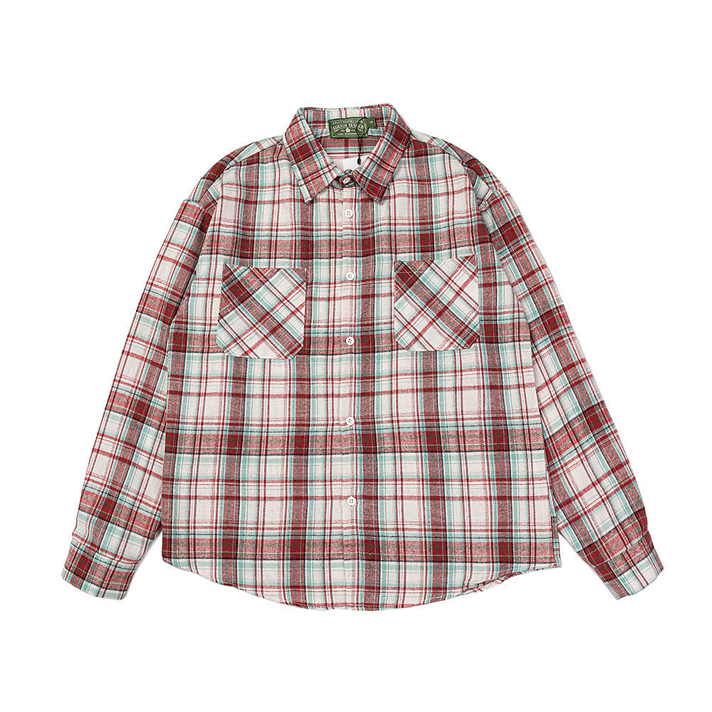 Denim Tears Shirt Plaid Long Sleeve Shirt Casual Shirt Jacket