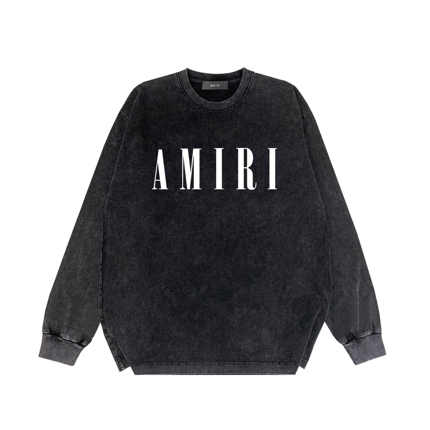 Amiri Long-Sleeve Shirt Vintage Distressed Long Sleeve T-shirt