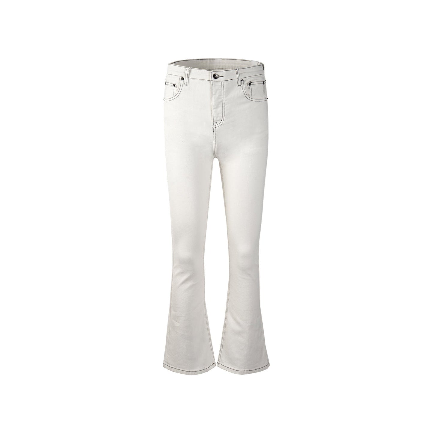 MIJKO Mens Vintage Pants MIJKO men's women's autumn and winter RICK micro-pull trousers jeans