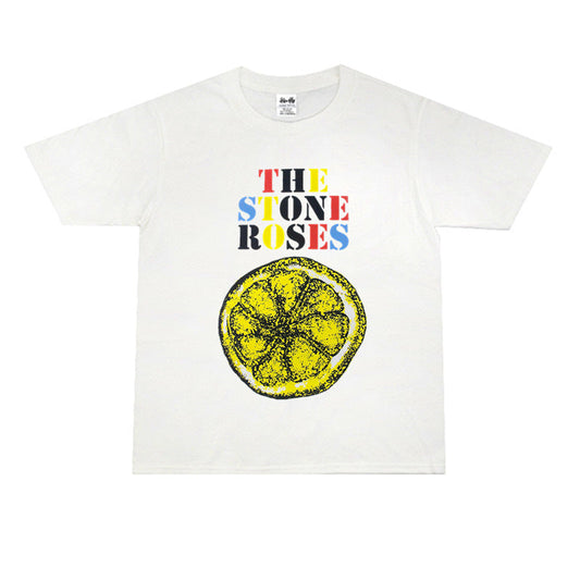 Rock Star T Shirt the Stone Roses Band Loose Print T-shirt Short Sleeve round Neck Men and Women