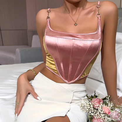 Women Party Tops Backless Underwaist
