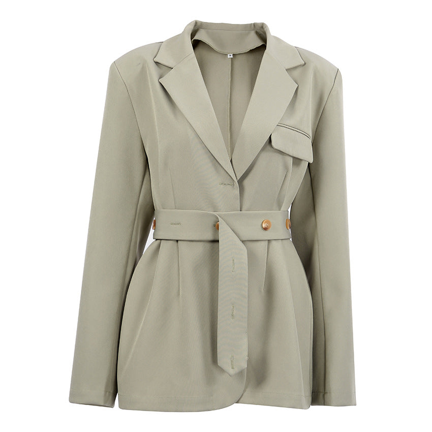Women Trench Coat Autumn and Winter Suit Loose Casual Jacket