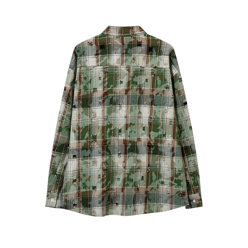 Unisex Vintage Shirt Men's Jacket