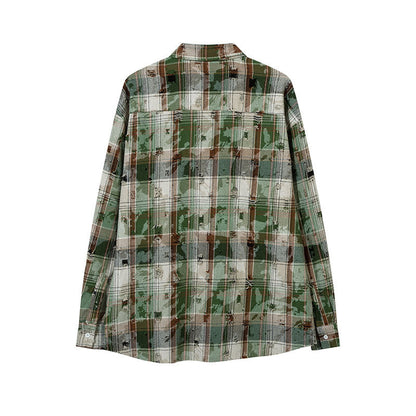 Unisex Vintage Shirt Men's Jacket