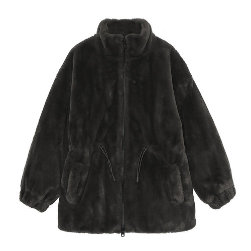 Women Cotton Coat Artificial Fur Coat