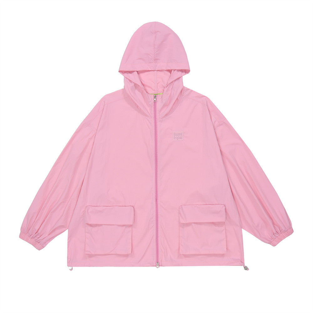 Men Jacket Coat Spring and Autumn Shell Jacket Men's Outdoor Sports Hooded Coat Jacket Sun Protection Clothing