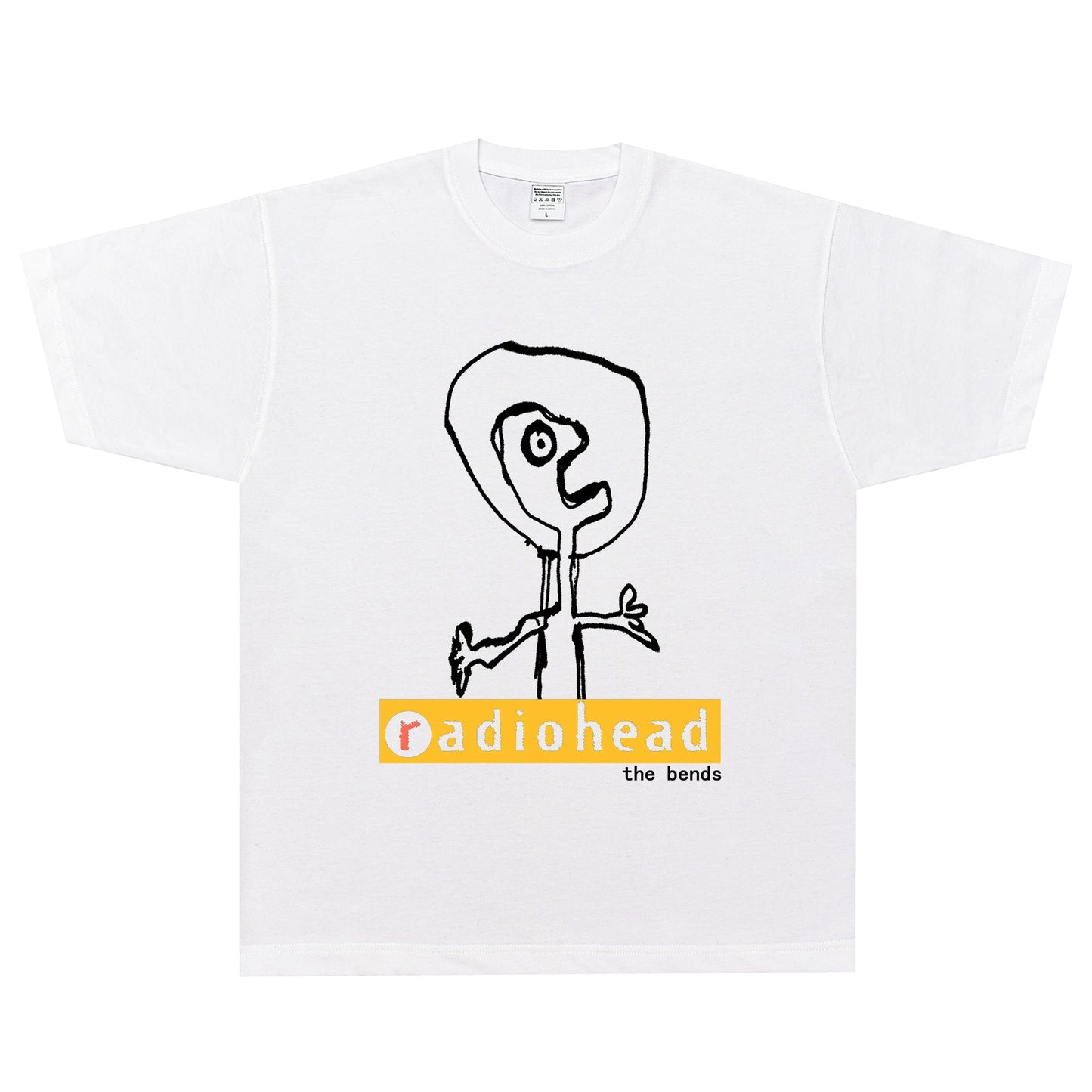Rock Star T Shirt Radiohead High and Dry Rock American Street Loose Short Sleeve
