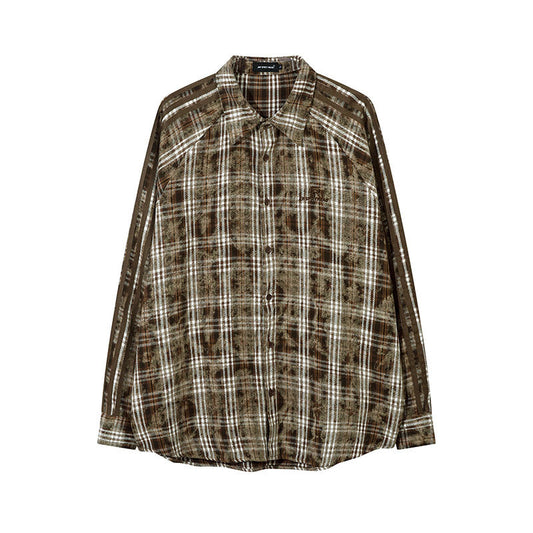 Unisex Vintage Shirt Men's Jacket