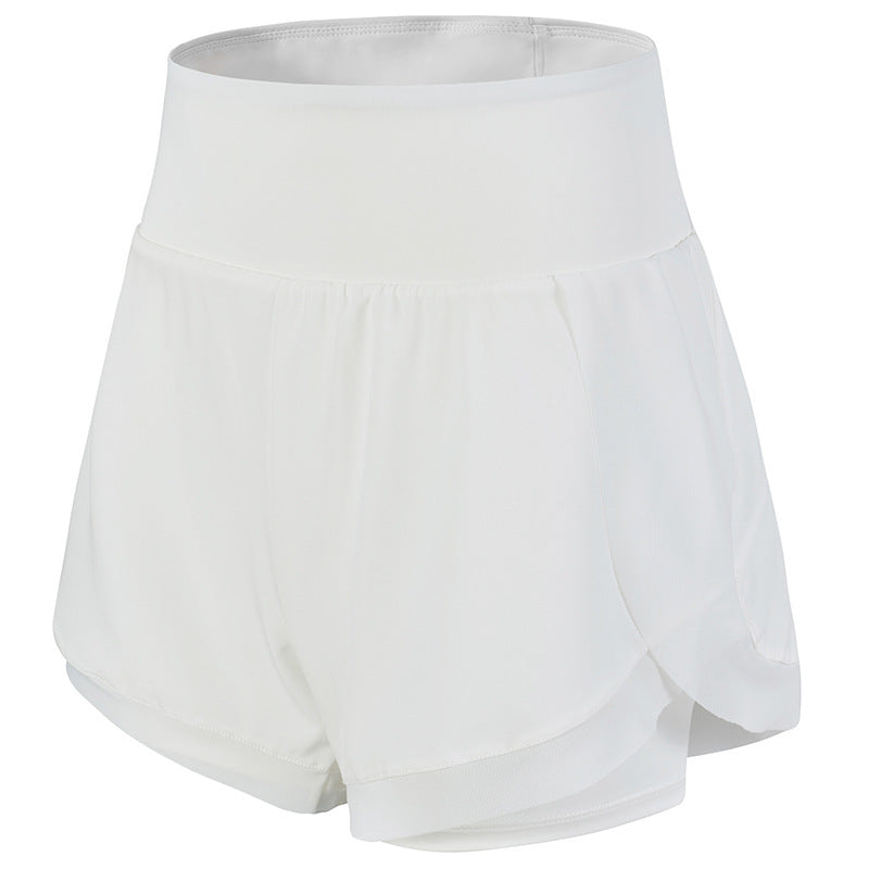 Women Yoga Sports Shorts Mesh Loose Sports Shorts Lining Yoga Hot Pants