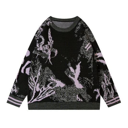 Women Sweater Irregular Sweater Loose Sweater