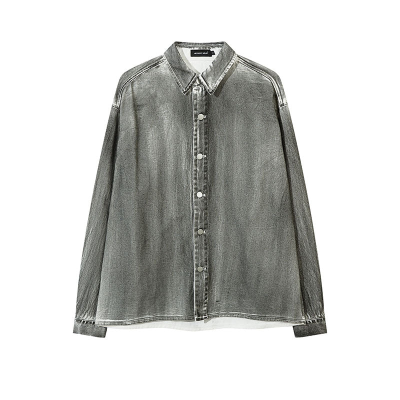 Unisex Vintage Shirt Jacket Men's Jacket