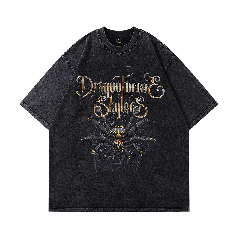 Men's T-Shirt Printed Short-Sleeved T-shirt for Men and Women