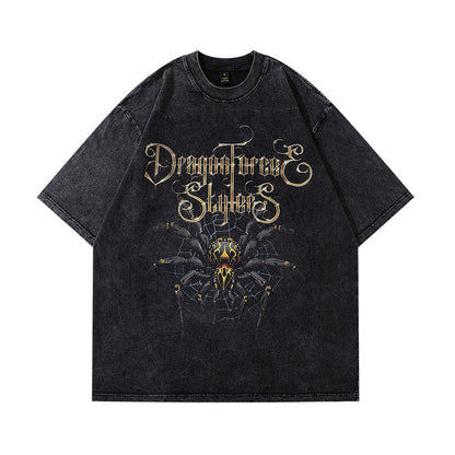 Men's T-Shirt Printed Short-Sleeved T-shirt for Men and Women