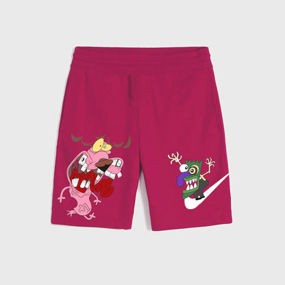 NBA Shorts Cotton Shorts Men's Trend Cartoon Printed Beach Pants