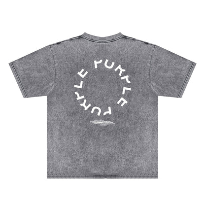 Purple Brand Distressed T Shirts Short Sleeve