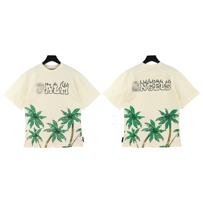Palm Angle T Shirts Palm Print Short Sleeve
