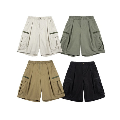 Unisex Shorts Loose Casual Pants Cargo Shorts Large Pocket