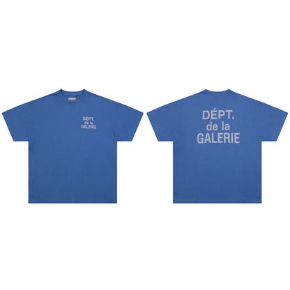Gallery Dept T-Shirt Alphabet Slogan Short Sleeve T-Shirt