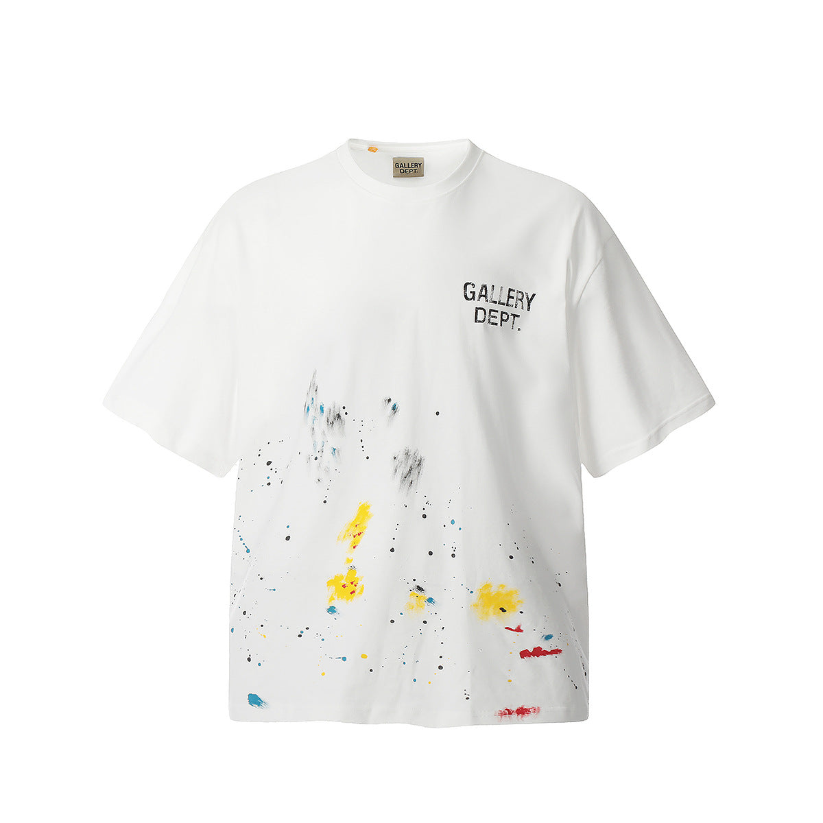 Unisex T-Shirts GALLERY DEPT Ink Splashing Hand-painted Loose T-shirt