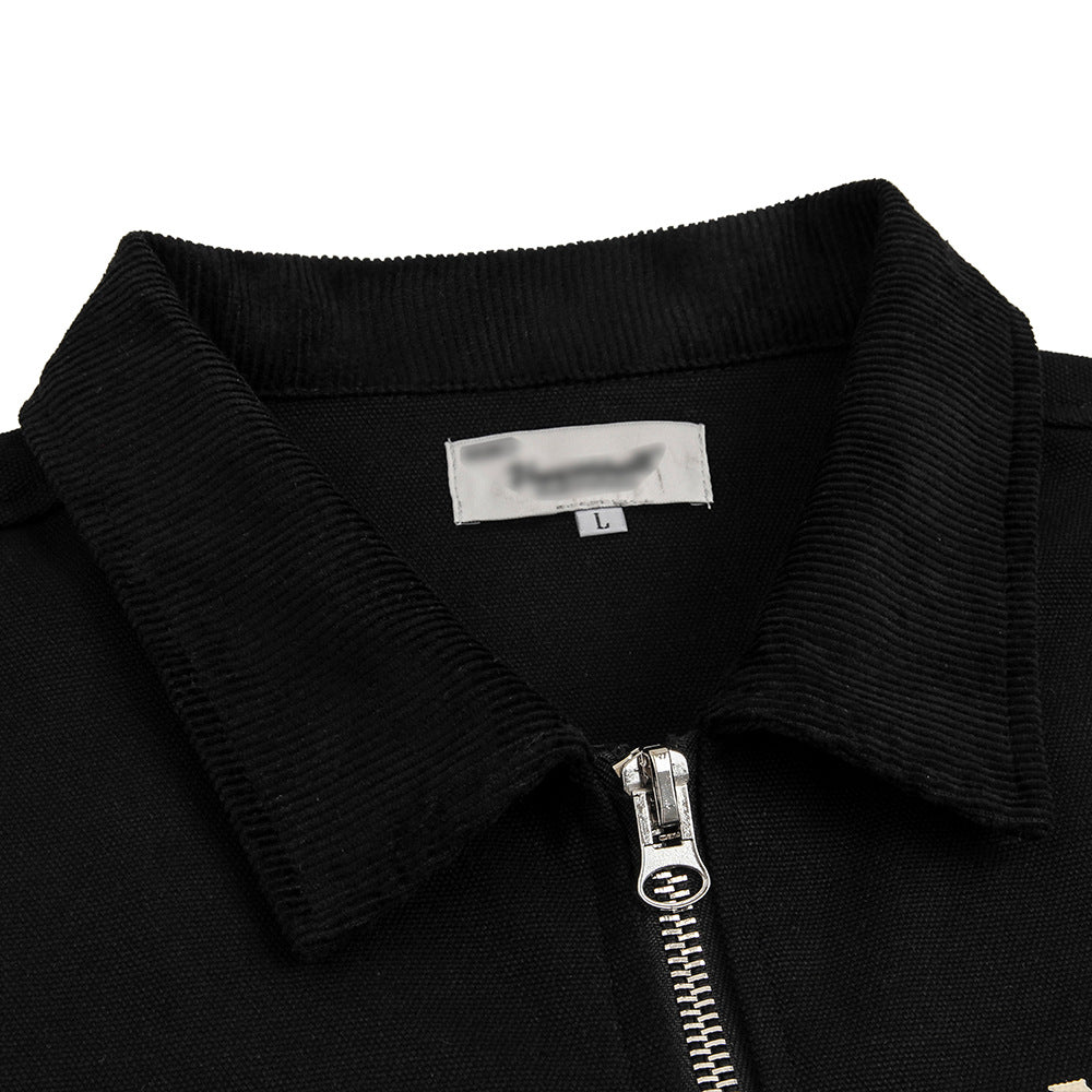 Men Jacket Coat Printing Baggy Coat Spring and Autumn Men's Ins