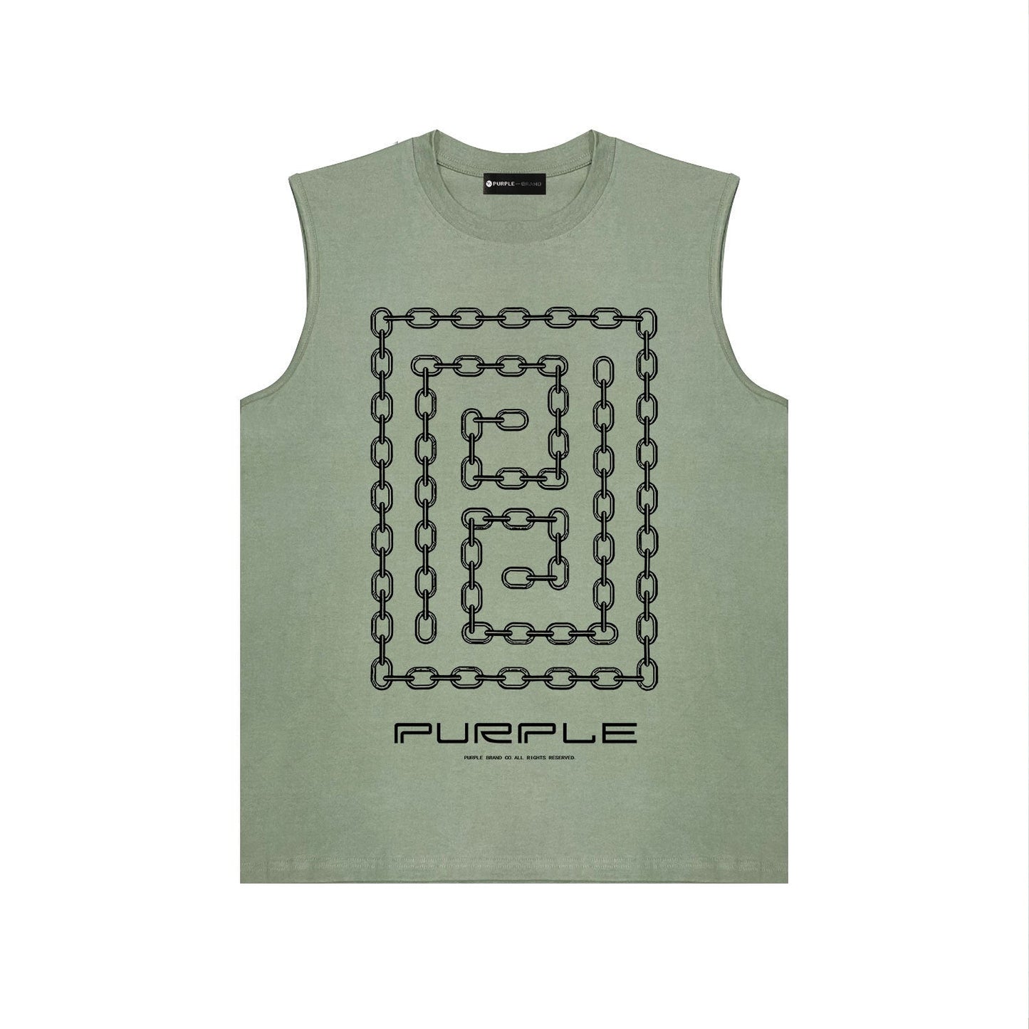 Purple Brand Tank T Shirts Sleeveless T-shirt Vest
