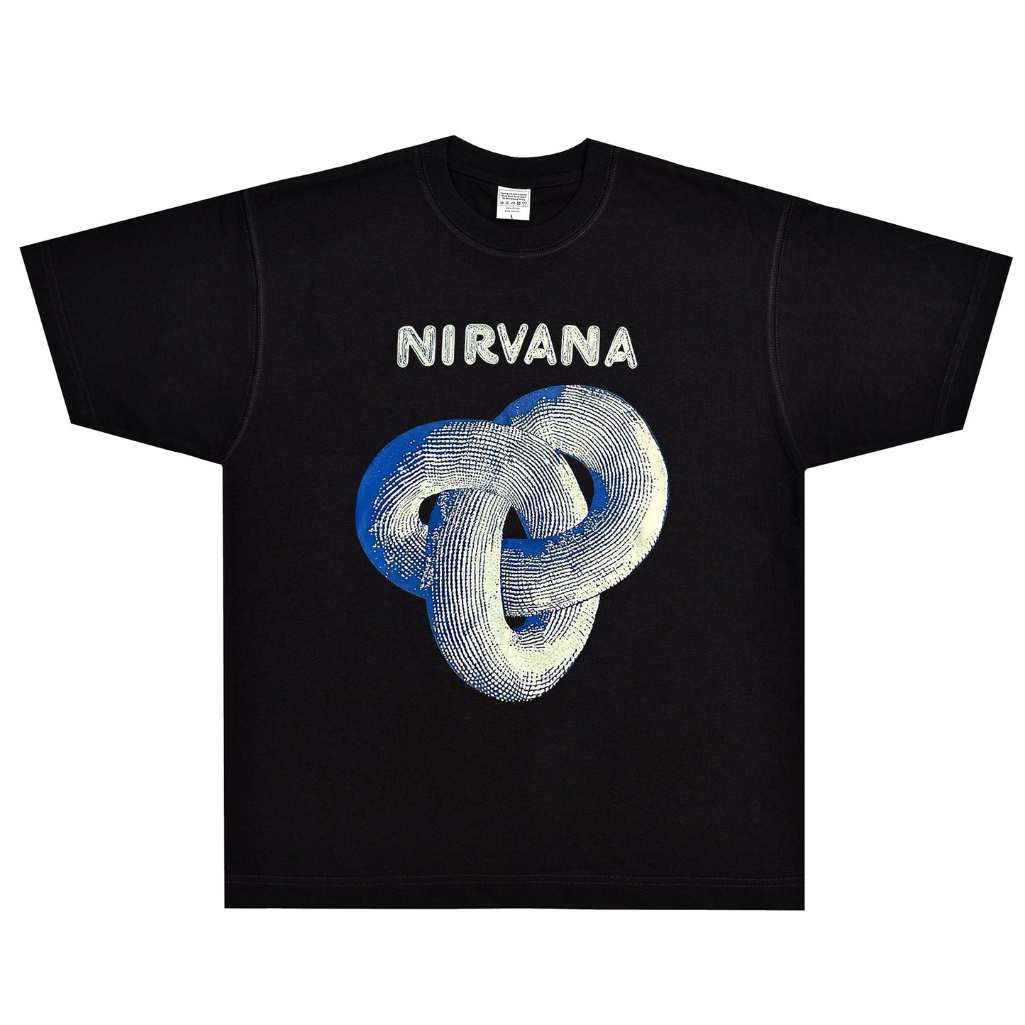 Rock Star T Shirt Nirvana Band Rock American Loose Printed Vintage Short Sleeve