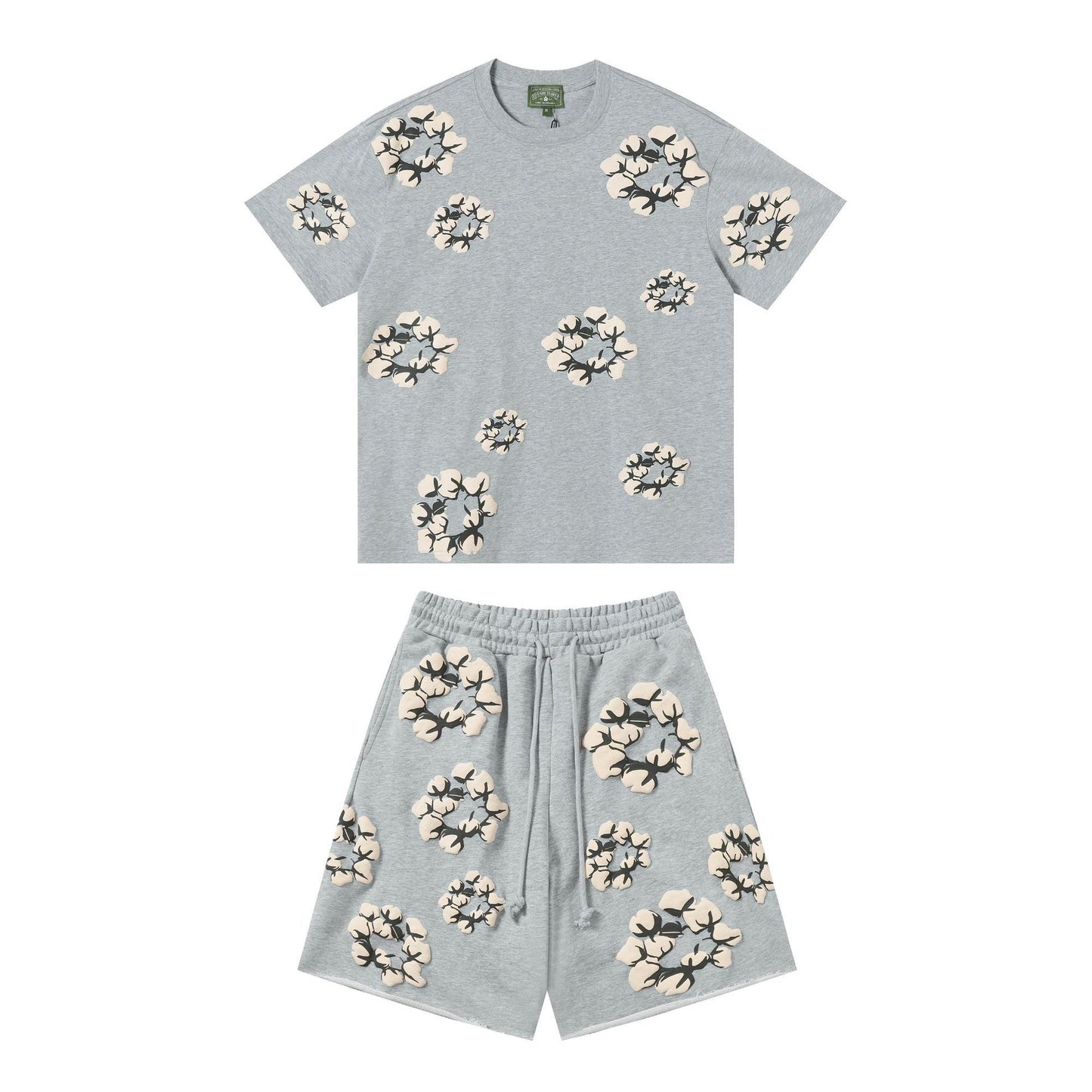 Denim Tears Shirt/Shorts (purchased Separately) Foam Print Short Sleeve T-Shirt