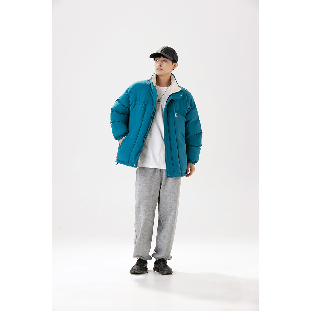 Unisex Coat Cotton-Padded Coat Men's and Women's Bread Coat Winter