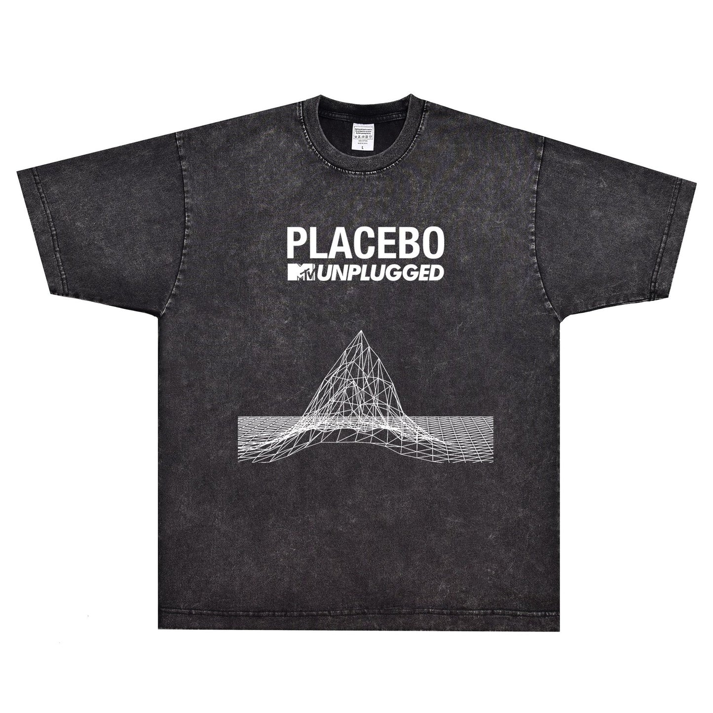 Rock Star T Shirt Placebo MTV round Neck Cotton T-shirt Placebo Band Rock Loose Printed Short Sleeve