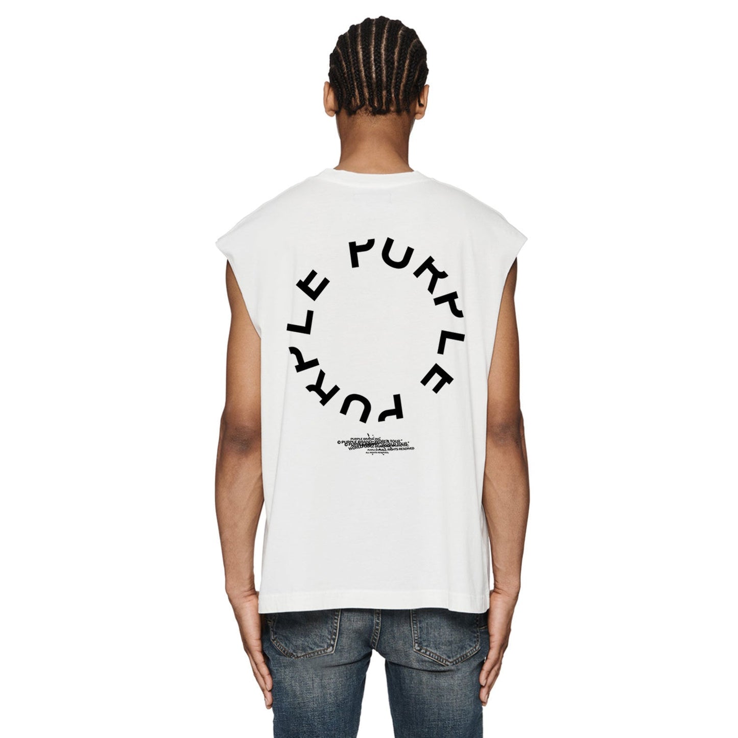 Purple Brand Tank T Shirts Sleeveless T-shirt Vest
