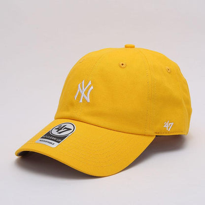 Dodgers and Yankees Baseball Cap 47brand Baseball Cap Female Yellow Soft Top Cap Male