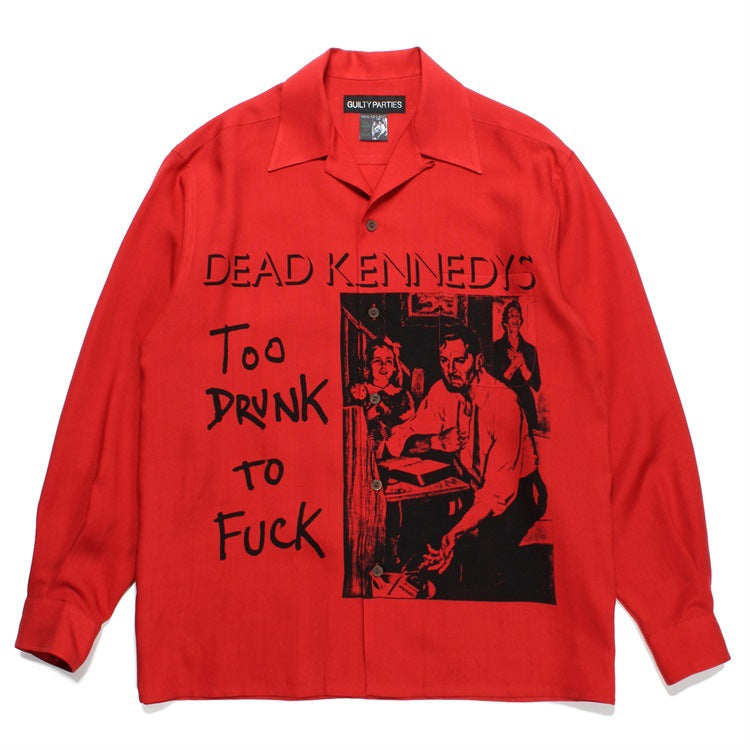 GUILTYPARTIES TIGER Shirts Kennedy Band Long Sleeve Shirts