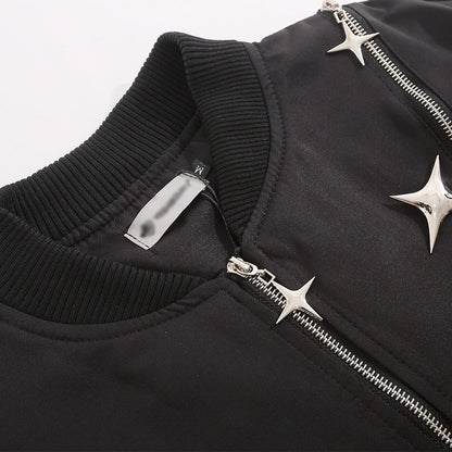 Men Jacket Coat Jacket Men's Autumn and Winter Loose Boxer Brooch Coat