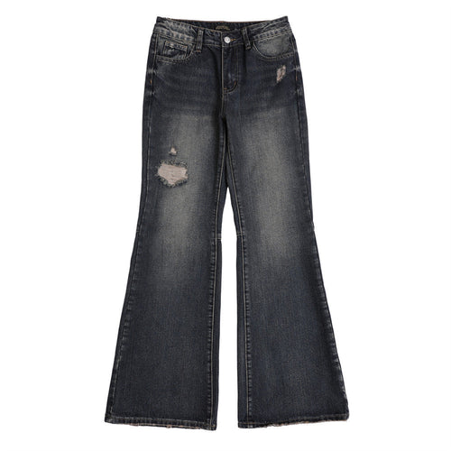 Women Pants Ripped Jeans Women Slim-Fitting Straight Pants Trousers