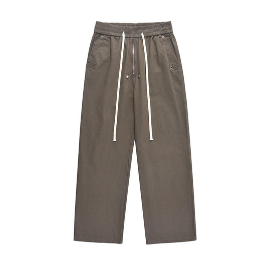 Men Sweatpants Workwear Casual Pants Loose Sports Elasticated Pants Straight-Leg Trousers