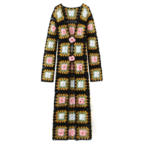 Women Sweater Knitwear Autumn and Winter Trench Coat Cardigan Jacket