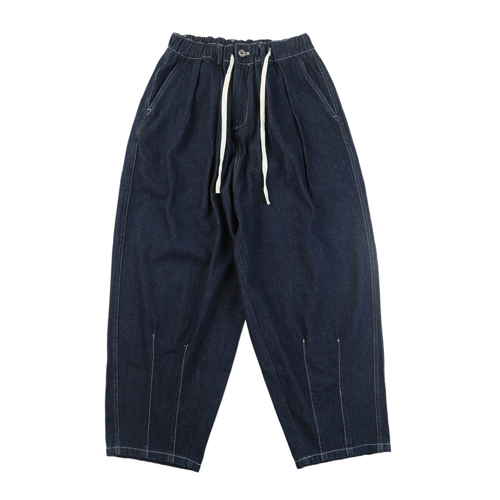 Men Jeans Loose Tapered Workwear Casual